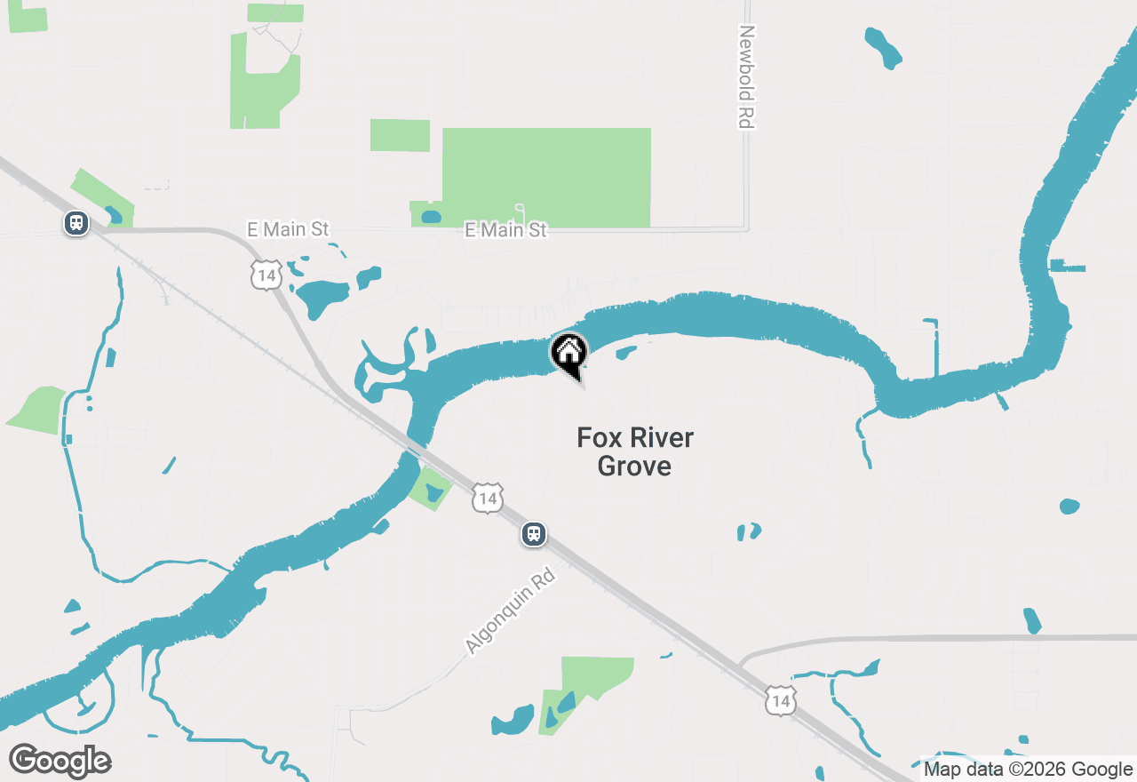 Map of 503 N River Road, Fox River Grove, IL 60021