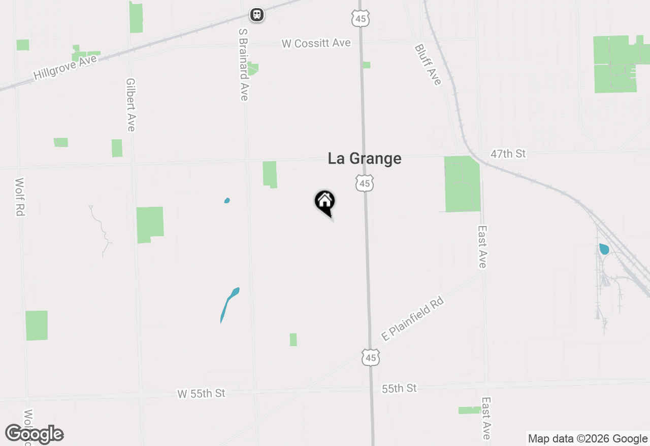Map of 711 S Catherine Avenue, La Grange, IL 60525