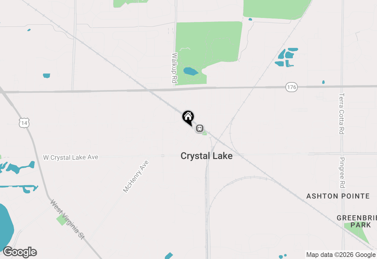 Map of 100 Lesley Lane #100, Crystal Lake, IL 60014