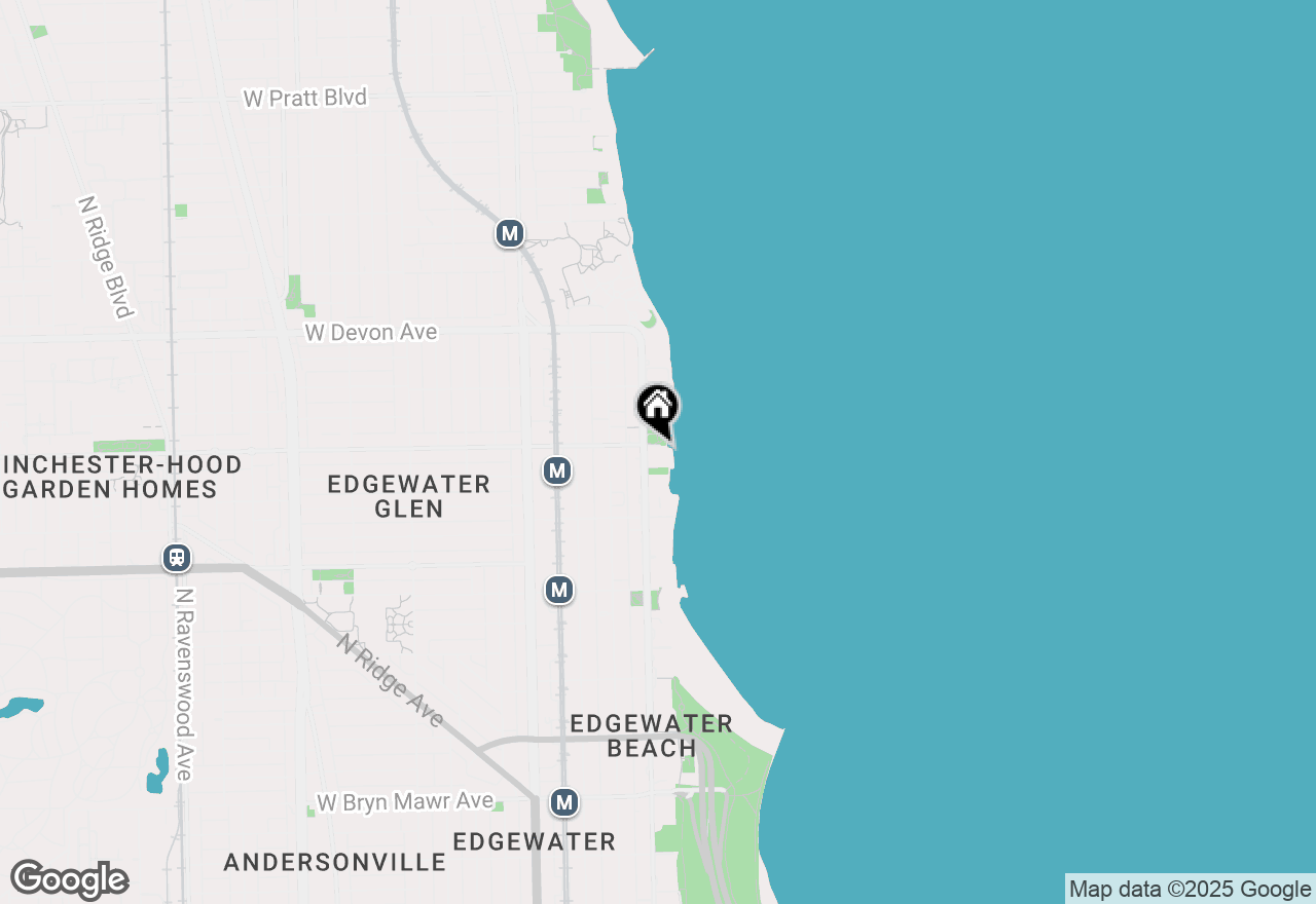 Map of 6171 N Sheridan Road #2805, Chicago, IL 60660