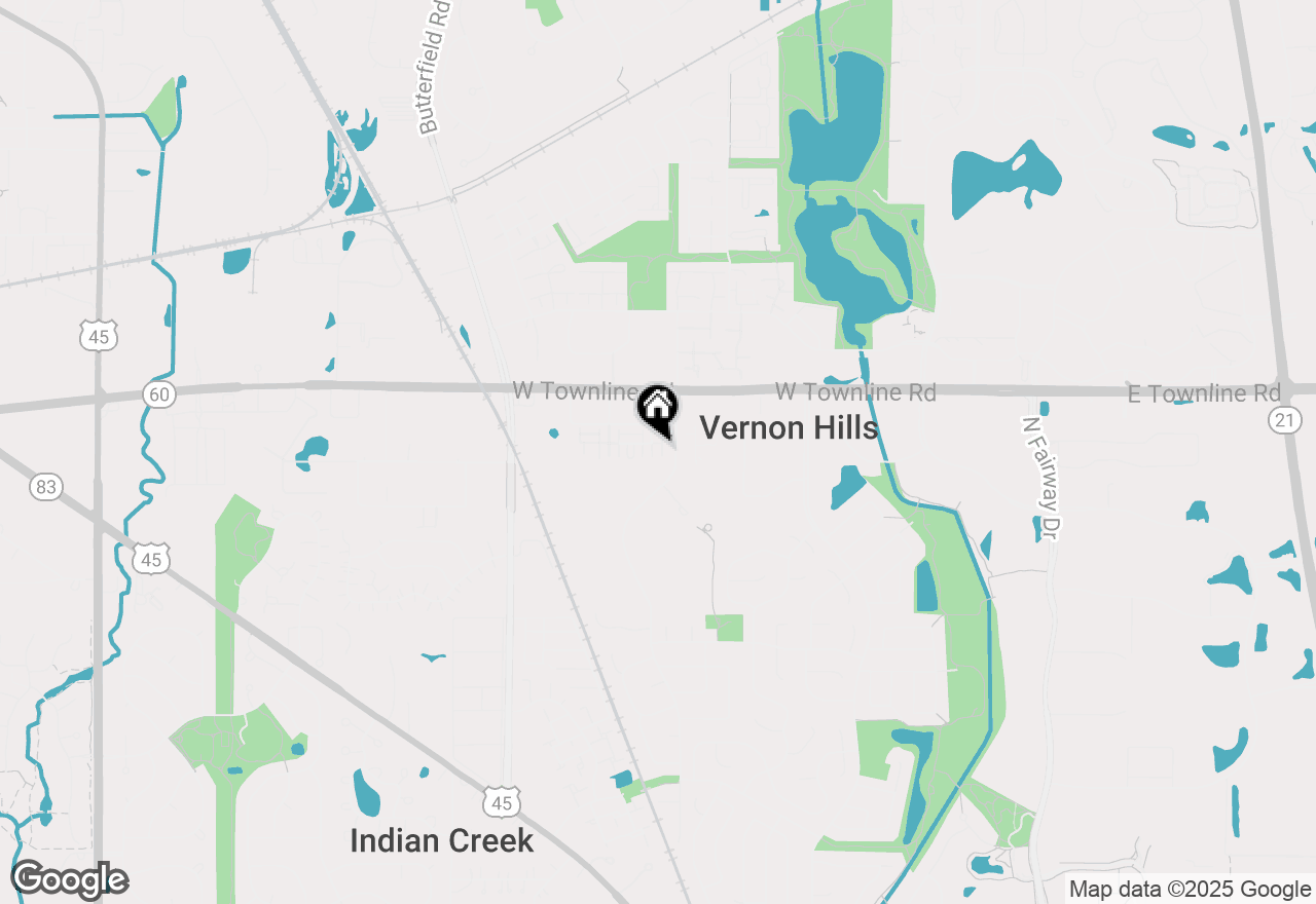 Map of 717 Summit Lane, Vernon Hills, IL 60061