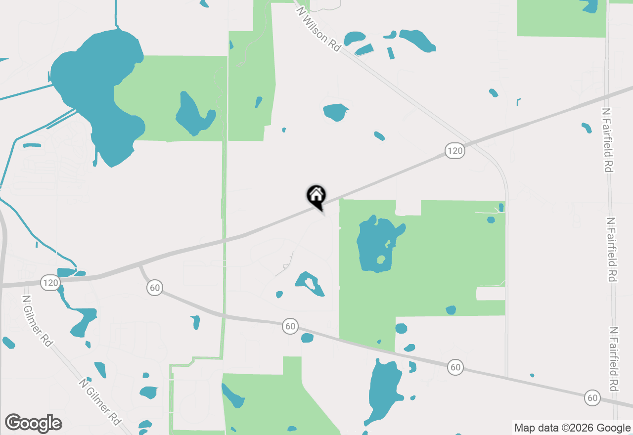 Map of 1190 Bellows Way, Volo, IL 60073