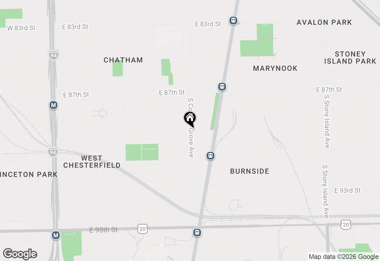 Map of 8914 S Cottage Grove Avenue #2, Chicago, IL 60619