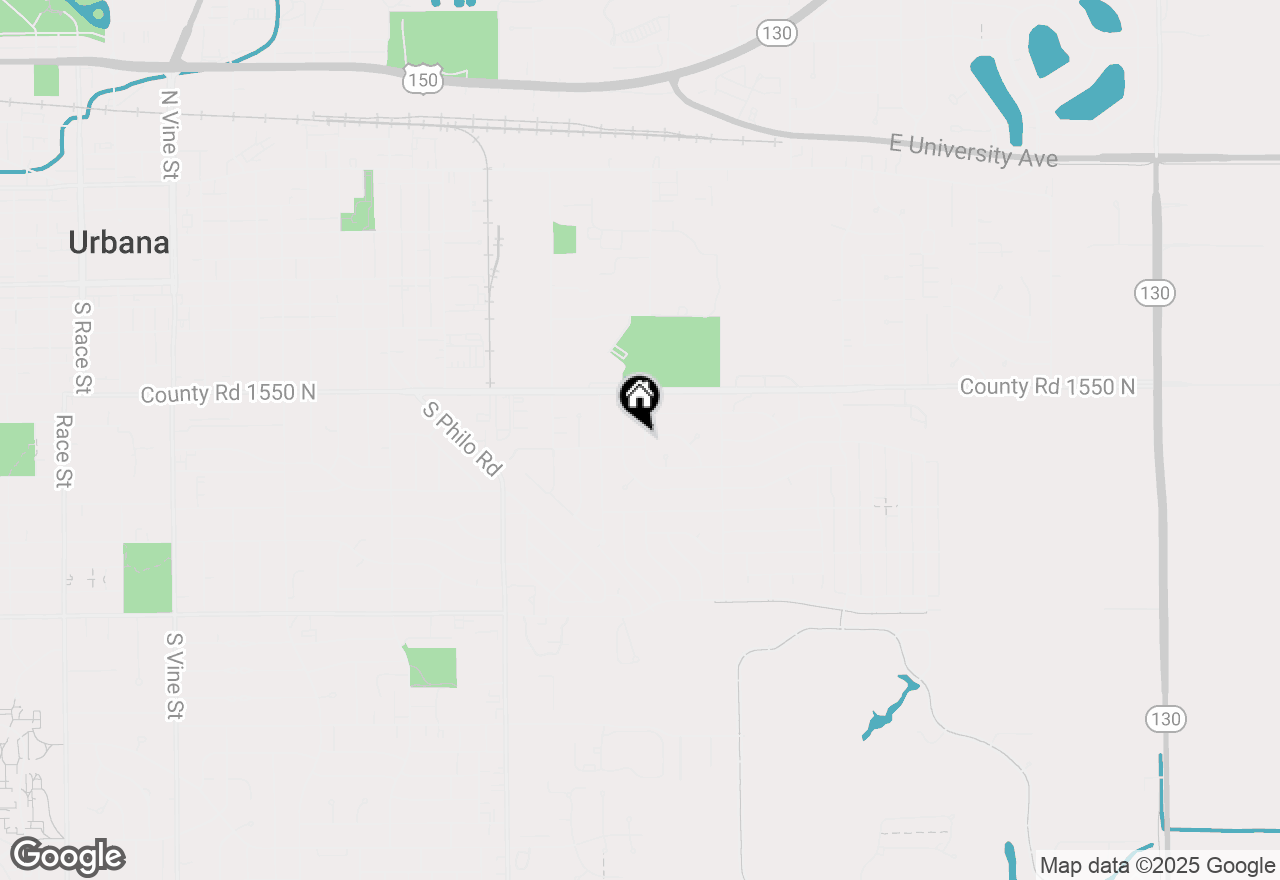 Map of 1007 Rainbow View, Urbana, IL 61802