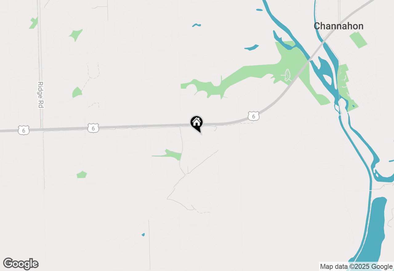 Map of 25637 S Fieldstone Court, Channahon, IL 60410