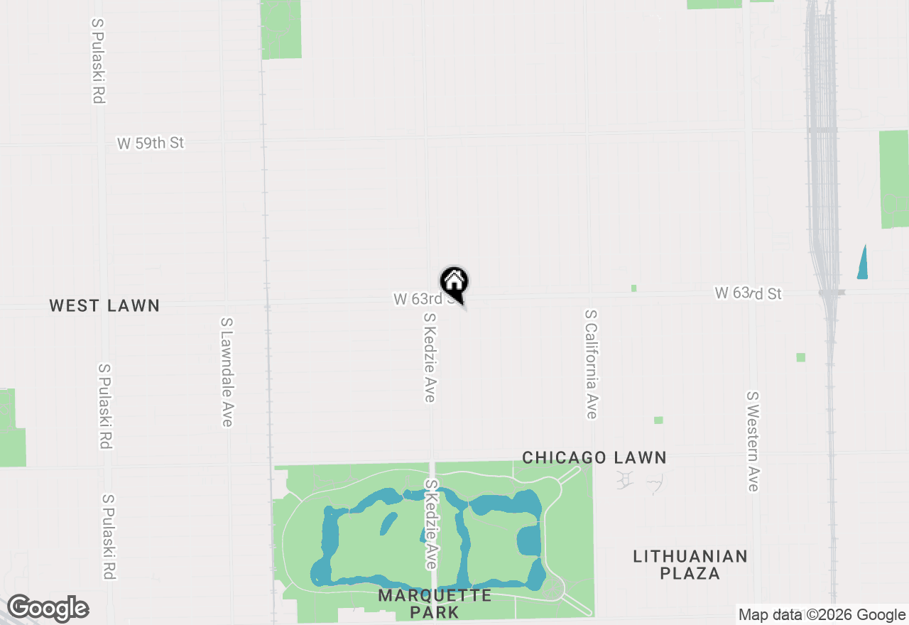 Map of 6319 S Troy Street, Chicago, IL 60629