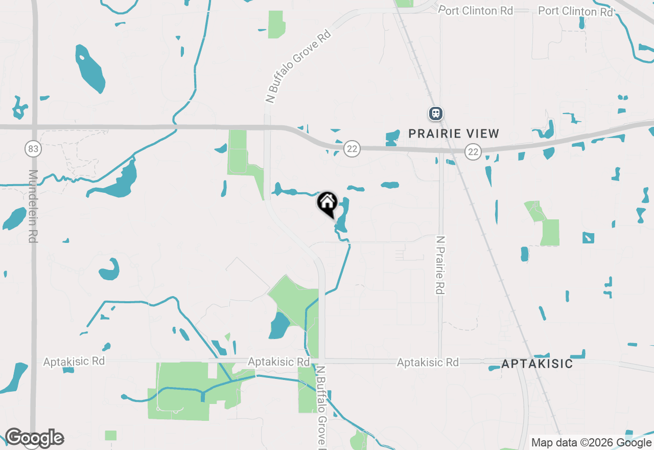 Map of 326 Satinwood Court N #326, Buffalo Grove, IL 60089