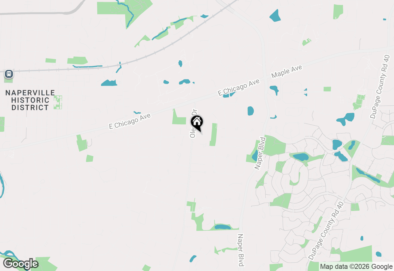 Map of 1315 Jane Avenue, Naperville, IL 60540