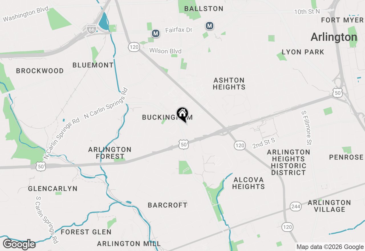 Map of 106 N George Mason Drive #4, Arlington, VA 22203
