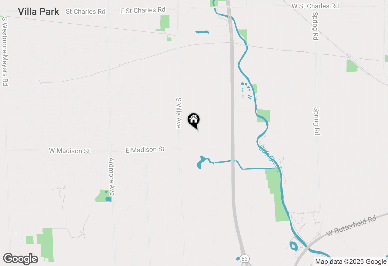 Map of 712 S Oakland, Villa Park, IL 60181