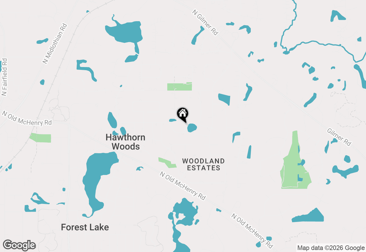 Map of 1 Carlisle Road, Hawthorn Woods, IL 60047