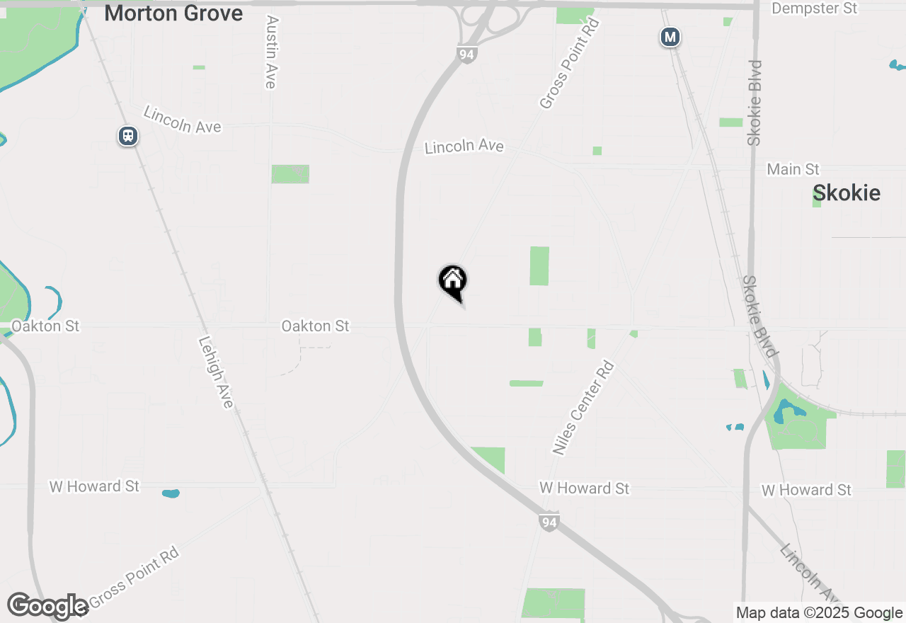 Map of 5517 Warren Street, Morton Grove, IL 60053