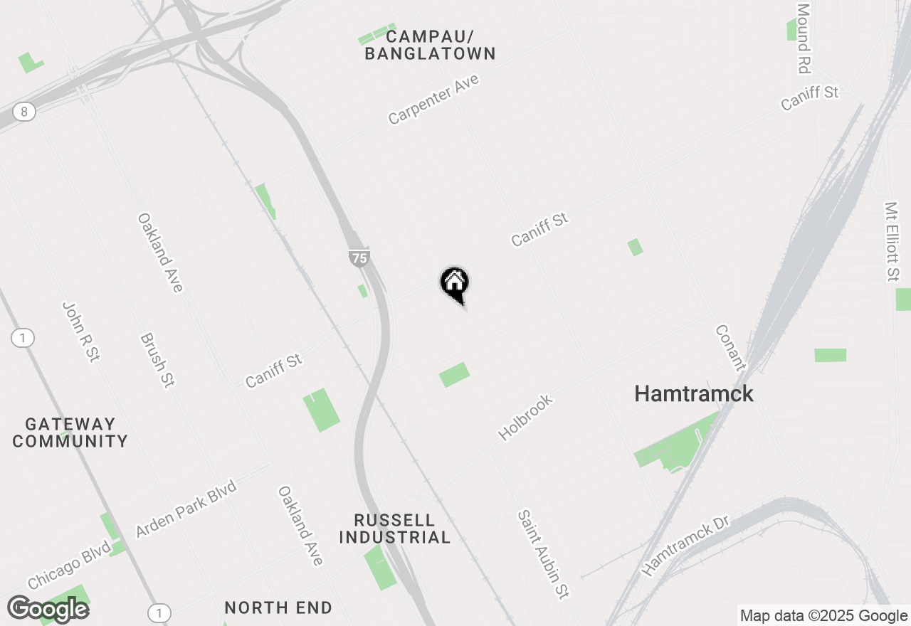 Map of 2112 Belmont Street, Hamtramck, MI 48212