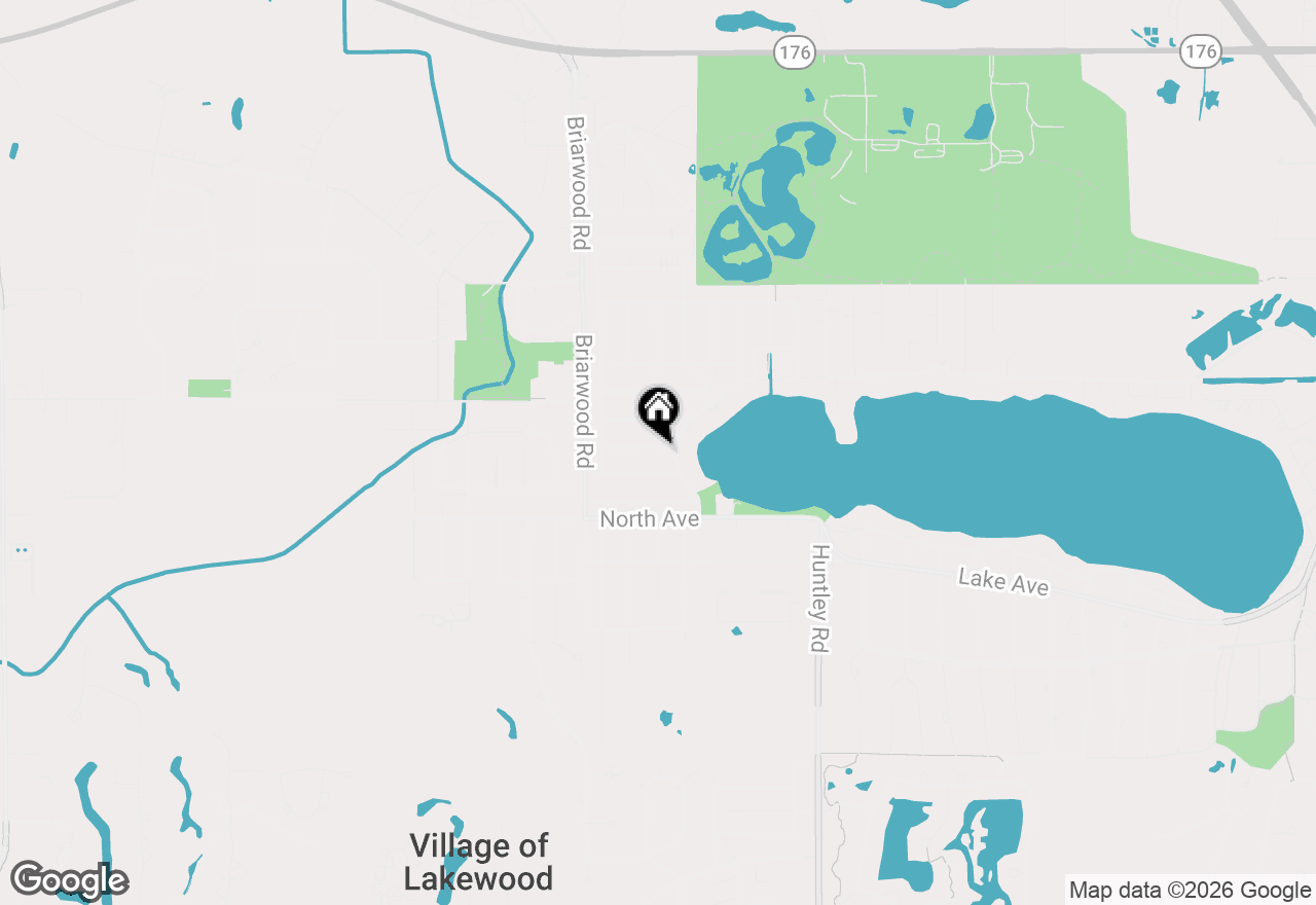Map of 1349 Floresta, Crystal Lake, IL 60014
