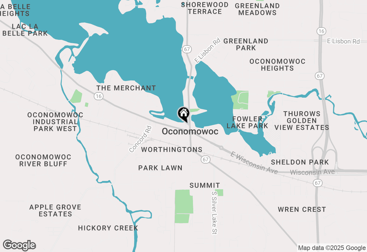 Map of 128 W Wisconsin Ave #304, Oconomowoc, WI 53066