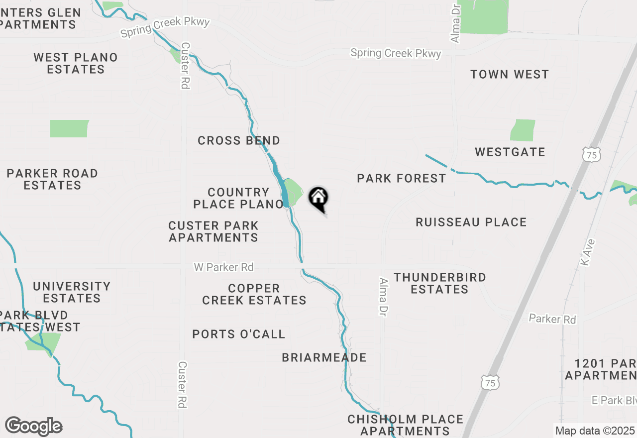 Map of 1436 Waterton Drive, Plano, TX 75023