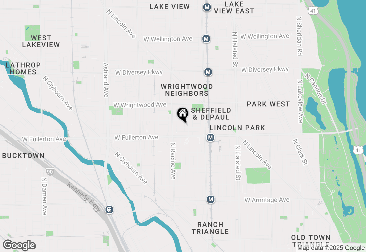 Map of 1120 W Montana Street, Chicago, IL 60614