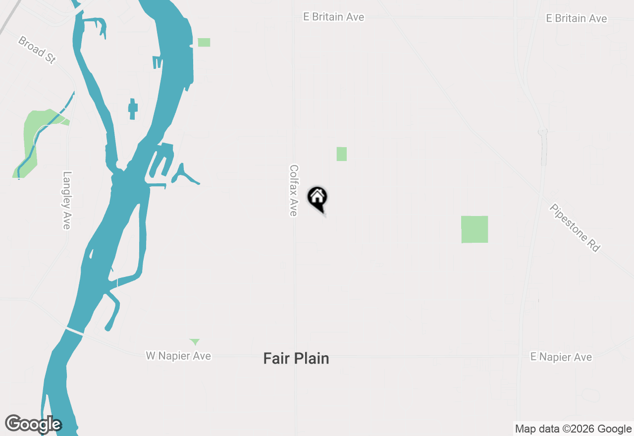 Map of 174 Cross Street, Benton Harbor, MI 49022