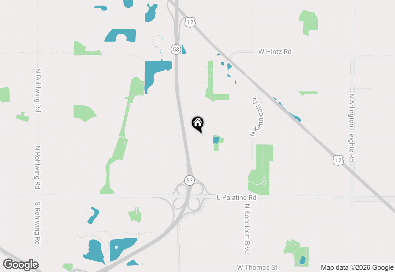 Map of 2218 N Williamsburg Street, Arlington Heights, IL 60004