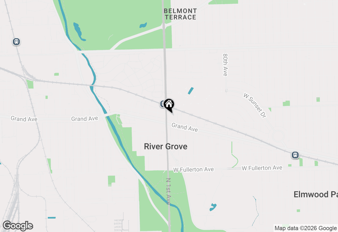 Map of 2725 Thatcher Avenue #208, River Grove, IL 60171