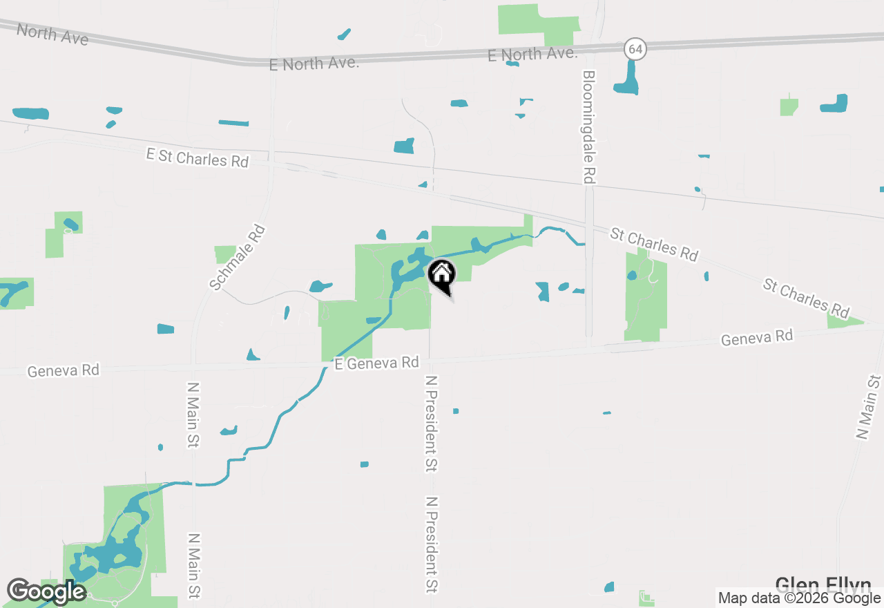Map of 500 Timber Ridge Drive #202A, Carol Stream, IL 60188