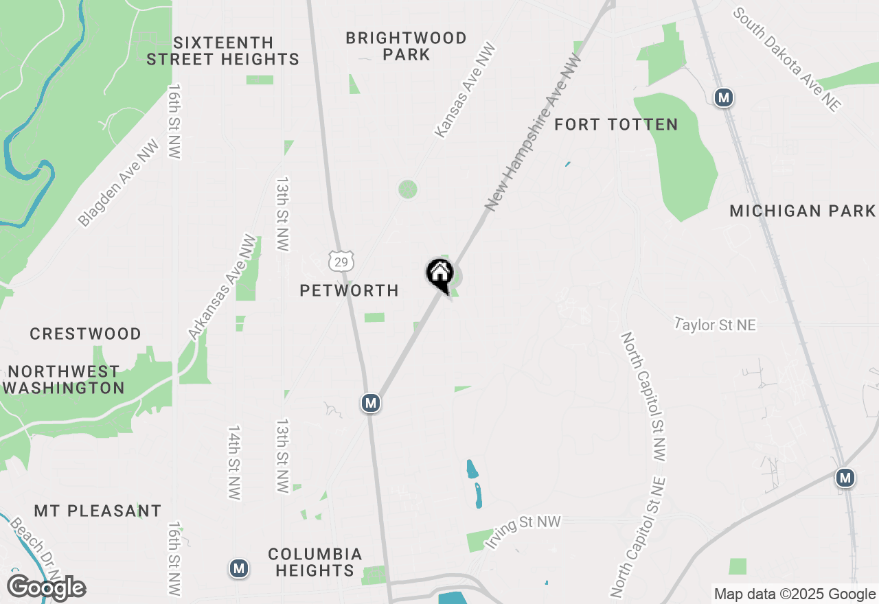 Map of 4141 New Hampshire Avenue Nw, Washington, DC 20011