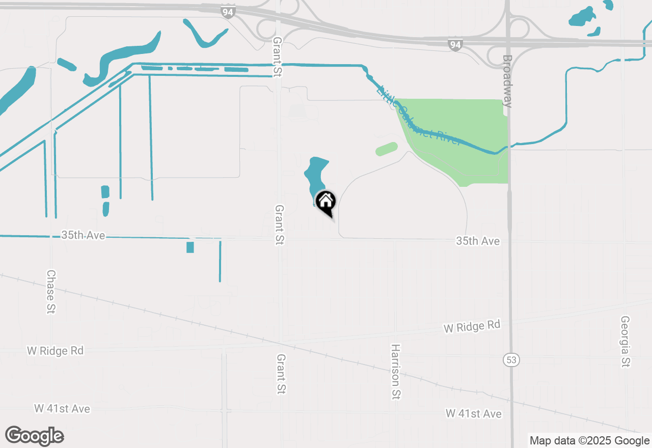 Map of 3449 Buchanan Street, Gary, IN 46408
