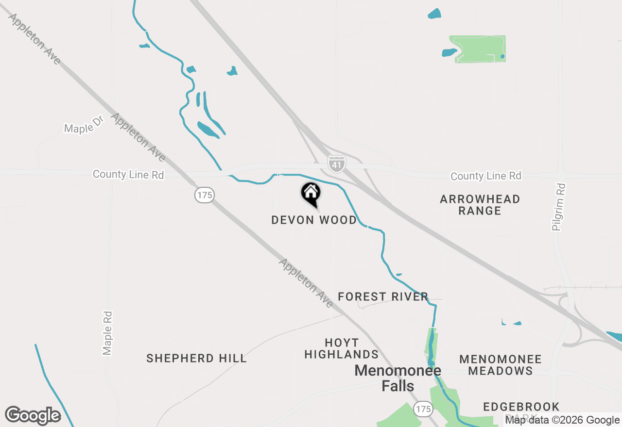 Map of W174N9458 Joper Rd, Menomonee Falls, WI 53051