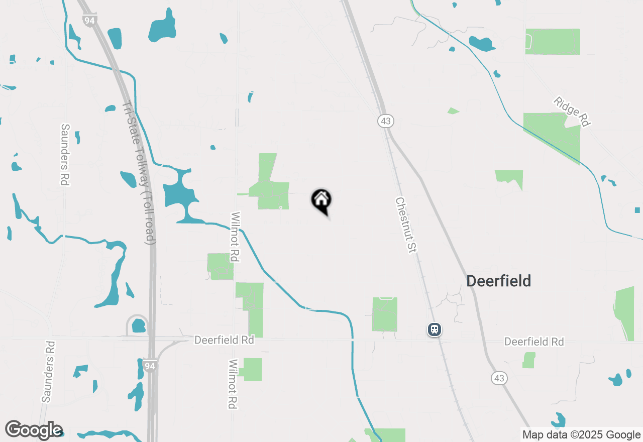 Map of 1266 Greenwood Avenue, Deerfield, IL 60015