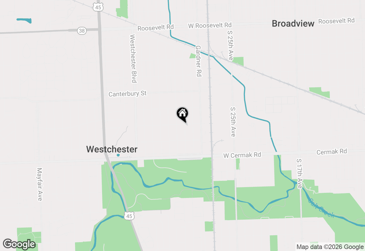 Map of 1900 Manchester Avenue, Westchester, IL 60154