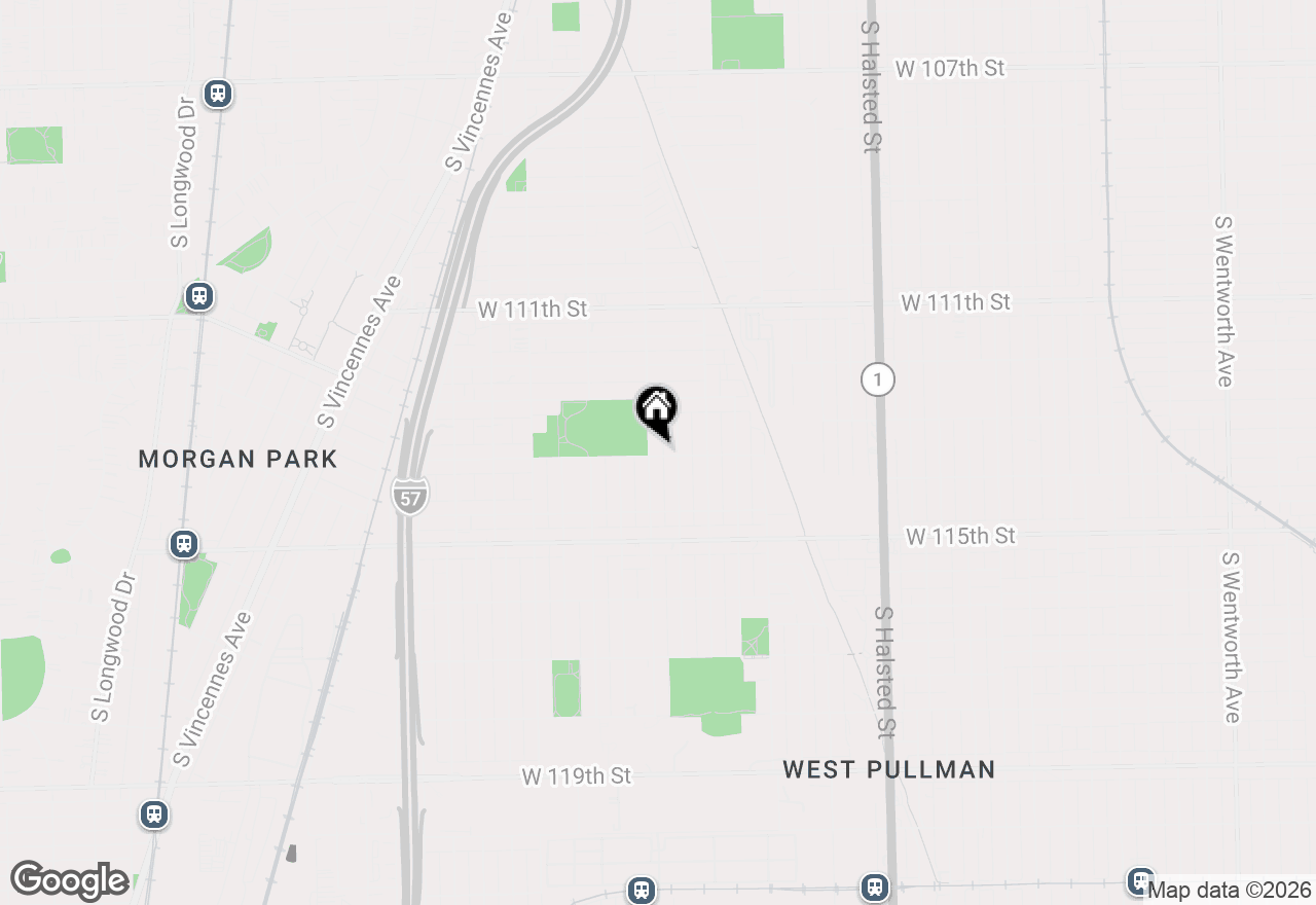 Map of 11329 S Racine Avenue, Chicago, IL 60643