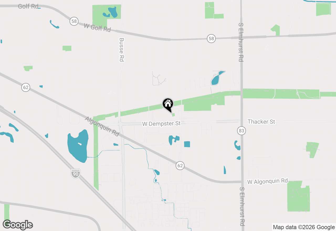 Map of 750 Dempster Street #CG4, Mount Prospect, IL 60056