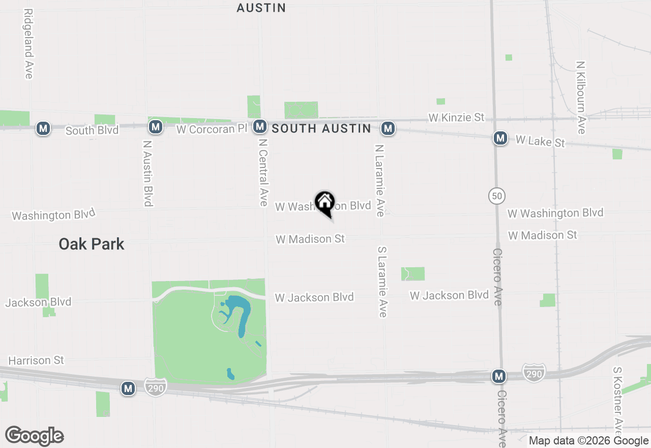 Map of 27 N Long Avenue, Chicago, IL 60644