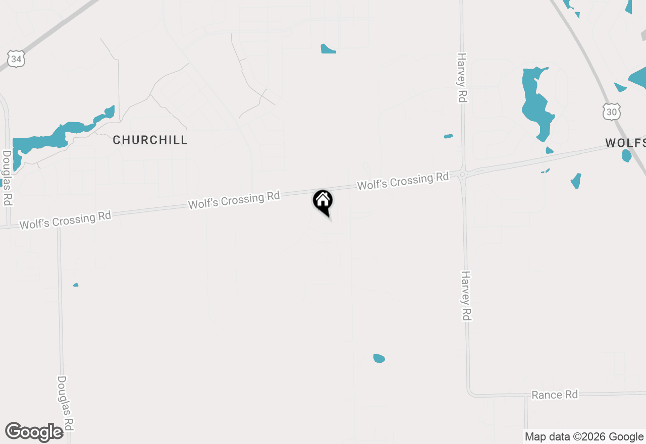 Map of 2270 Barbera Drive, Oswego, IL 60543