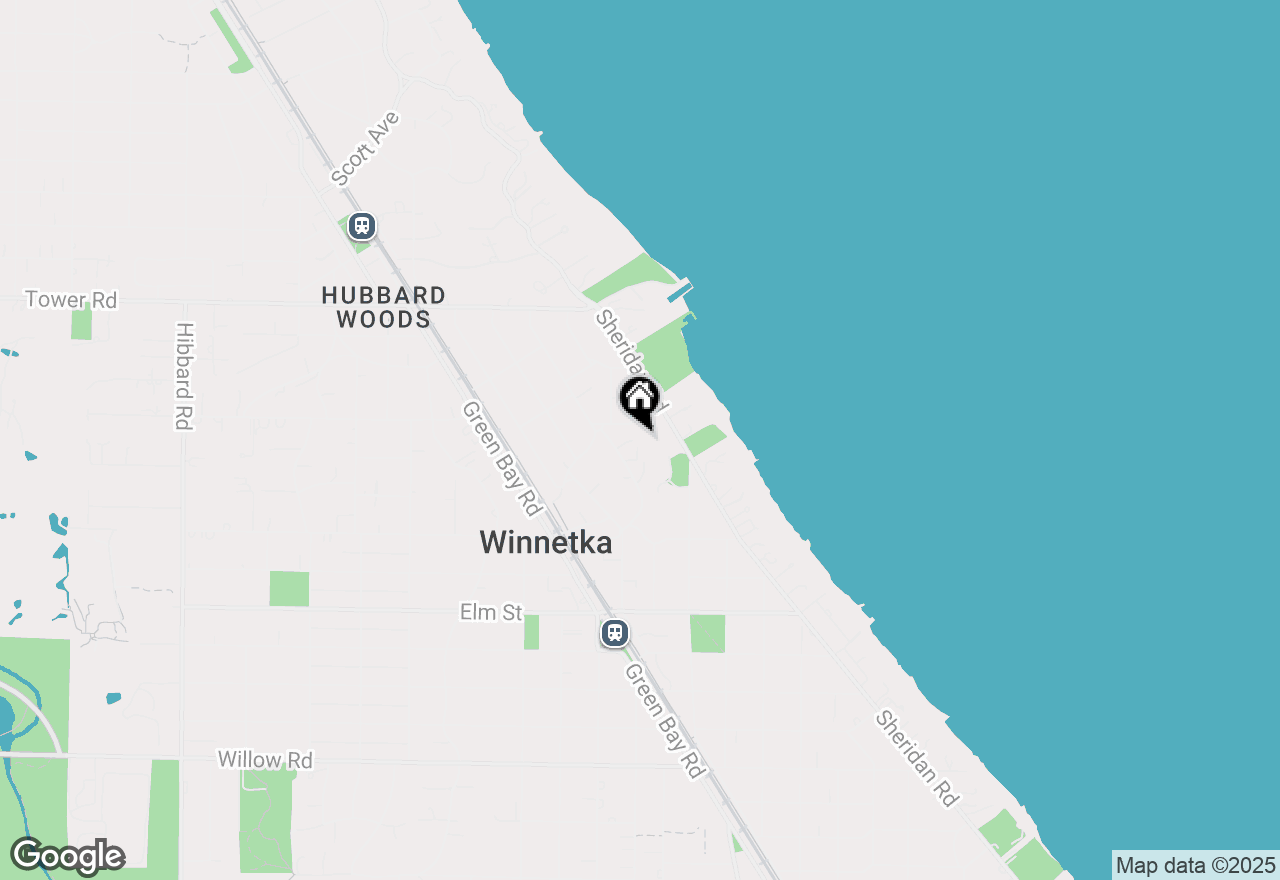 Map of 731 Prospect Avenue, Winnetka, IL 60093