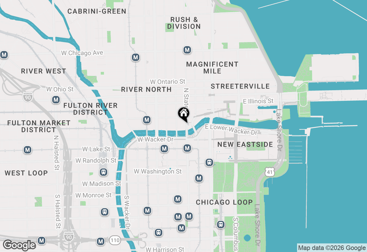 Map of 300 N State Street #2411, Chicago, IL 60654