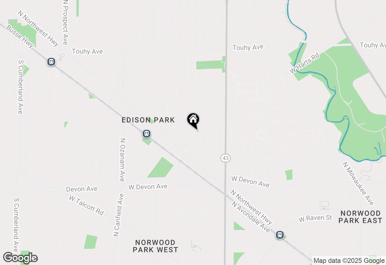 Map of 6701 N Oketo Avenue, Chicago, IL 60631