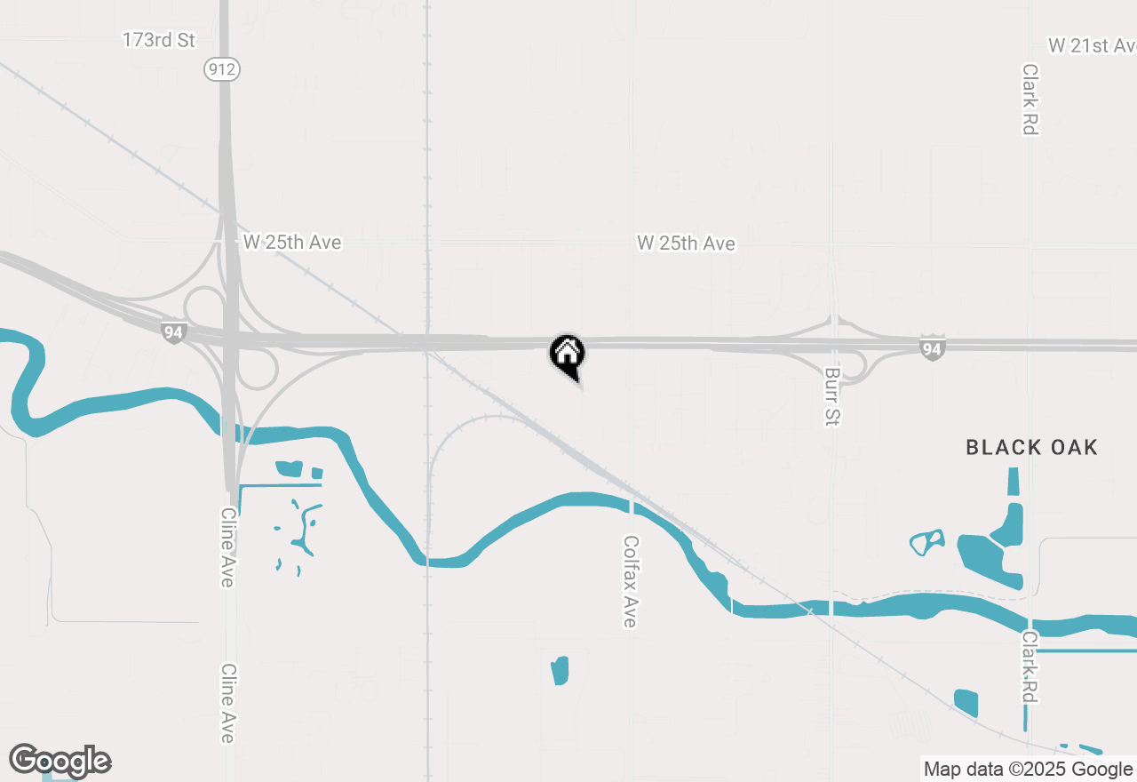 Map of 2820 Stevenson Street, Gary, IN 46406