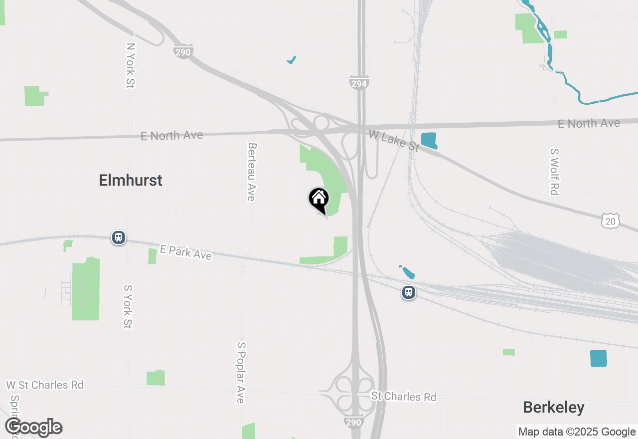 Map of 444 E Schiller Street, Elmhurst, IL 60126