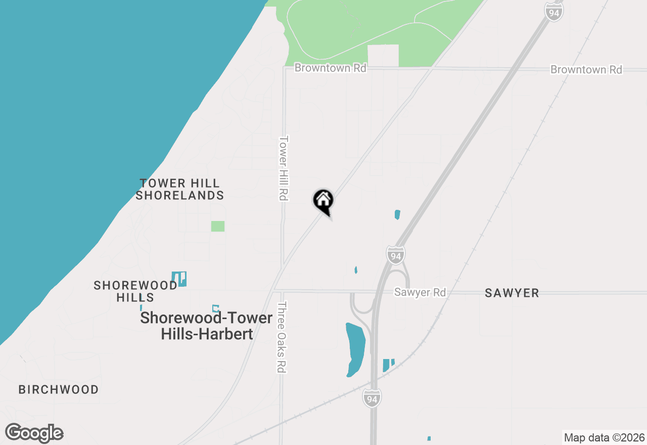 Map of 12661 Red Arrow Highway, Sawyer, MI 49125