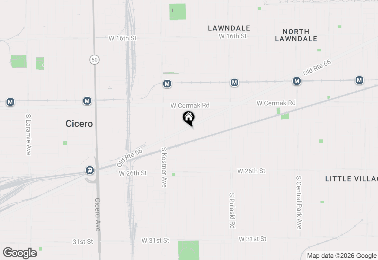 Map of 4243 W Ogden Avenue, Chicago,  60623