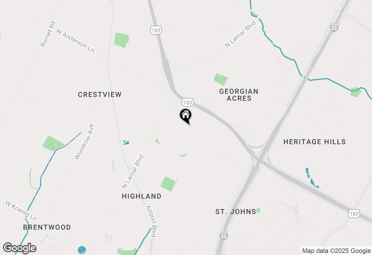 Map of 7635 Guadalupe St #102, Austin, TX 78752