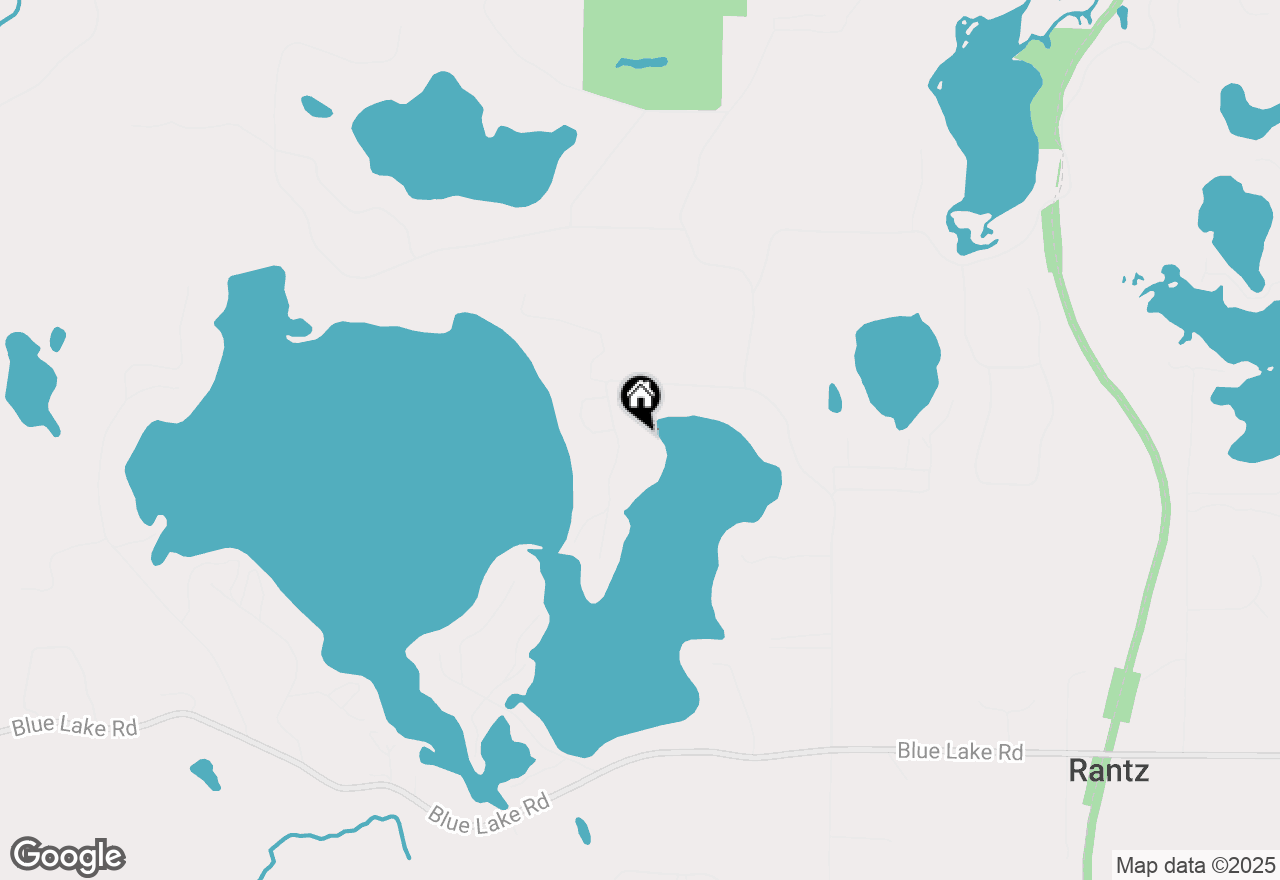 Map of 7780 Blue Lake Point Rd, Minocqua, WI 54548