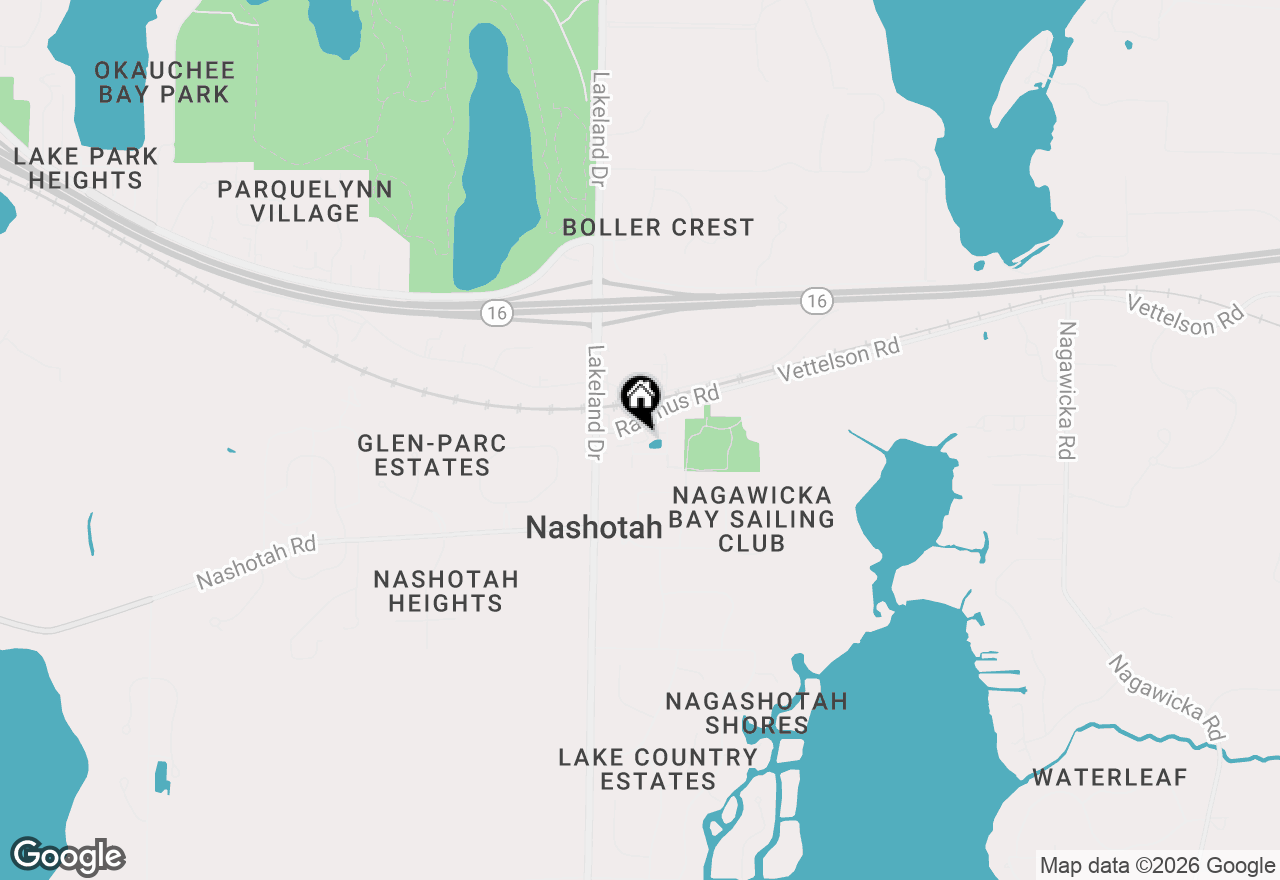 Map of N43W32953 Rasmus Rd #3-H, Nashotah, WI 53058