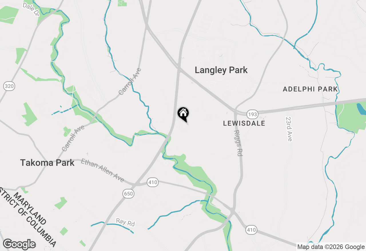 Map of 7333 New Hampshire Avenue #300, Takoma Park, MD 20912