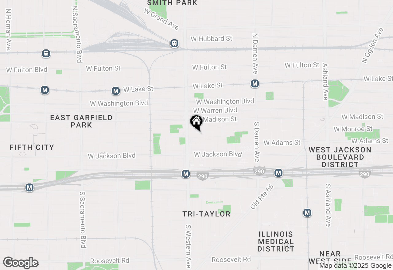 Map of 2329 W Monroe Street #2W, Chicago, IL 60612