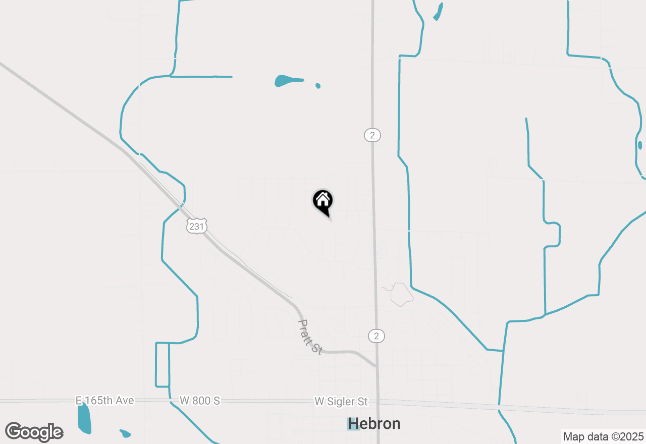 Map of 103 Butternut Court, Hebron, IN 46341