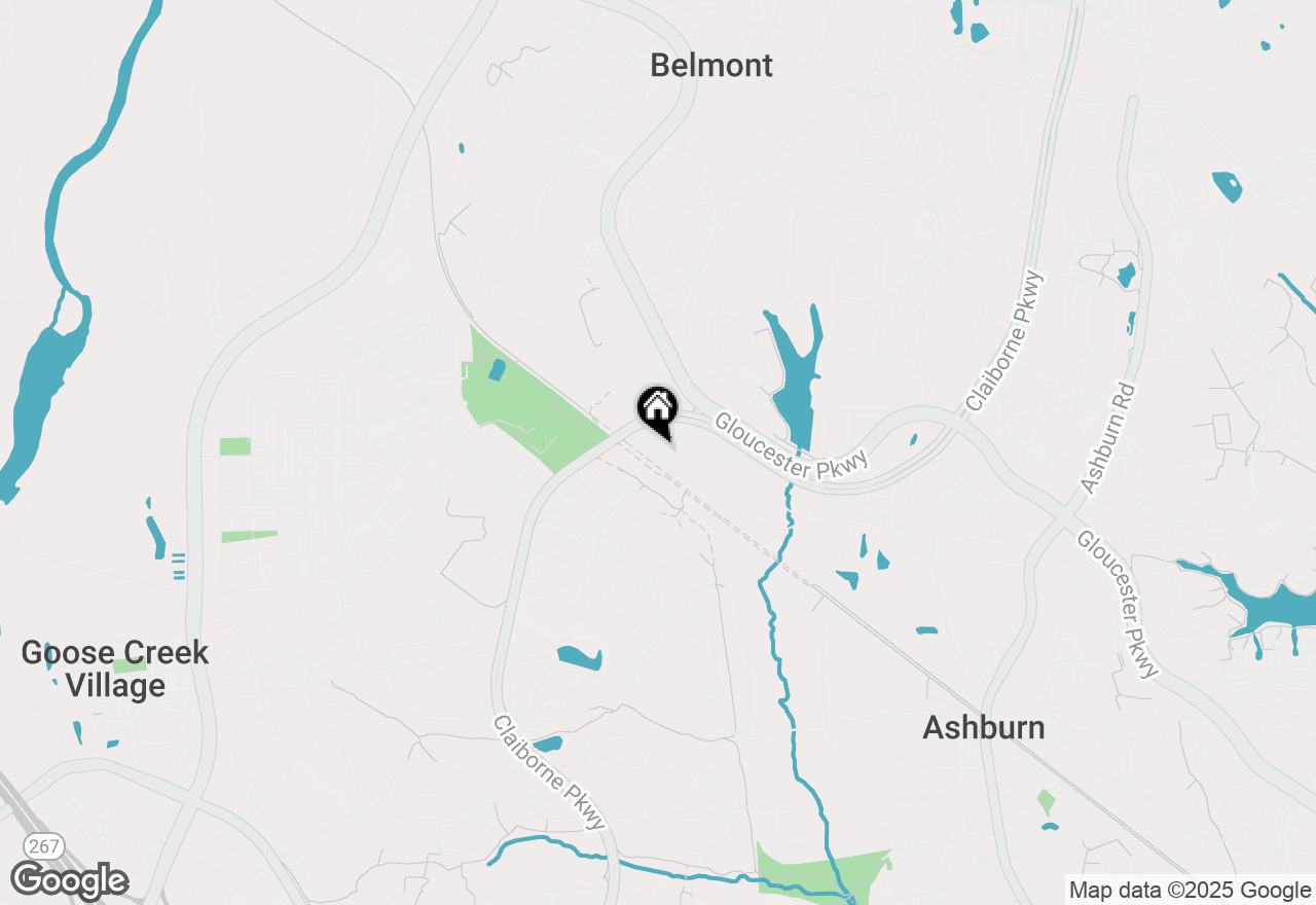Map of 20375 Belmont Park Terrace #104, Ashburn, VA 20147