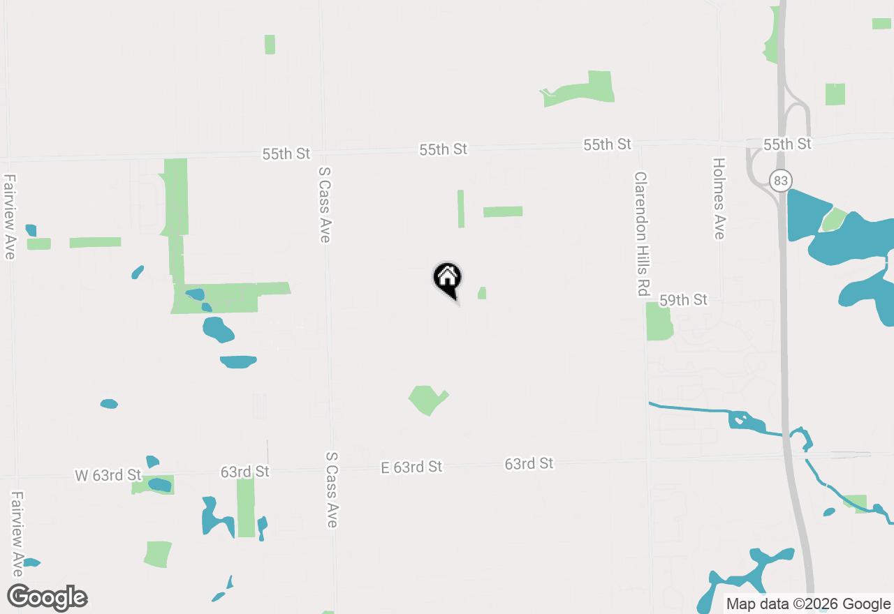 Map of (Address confidential), Westmont, Illinois 60559