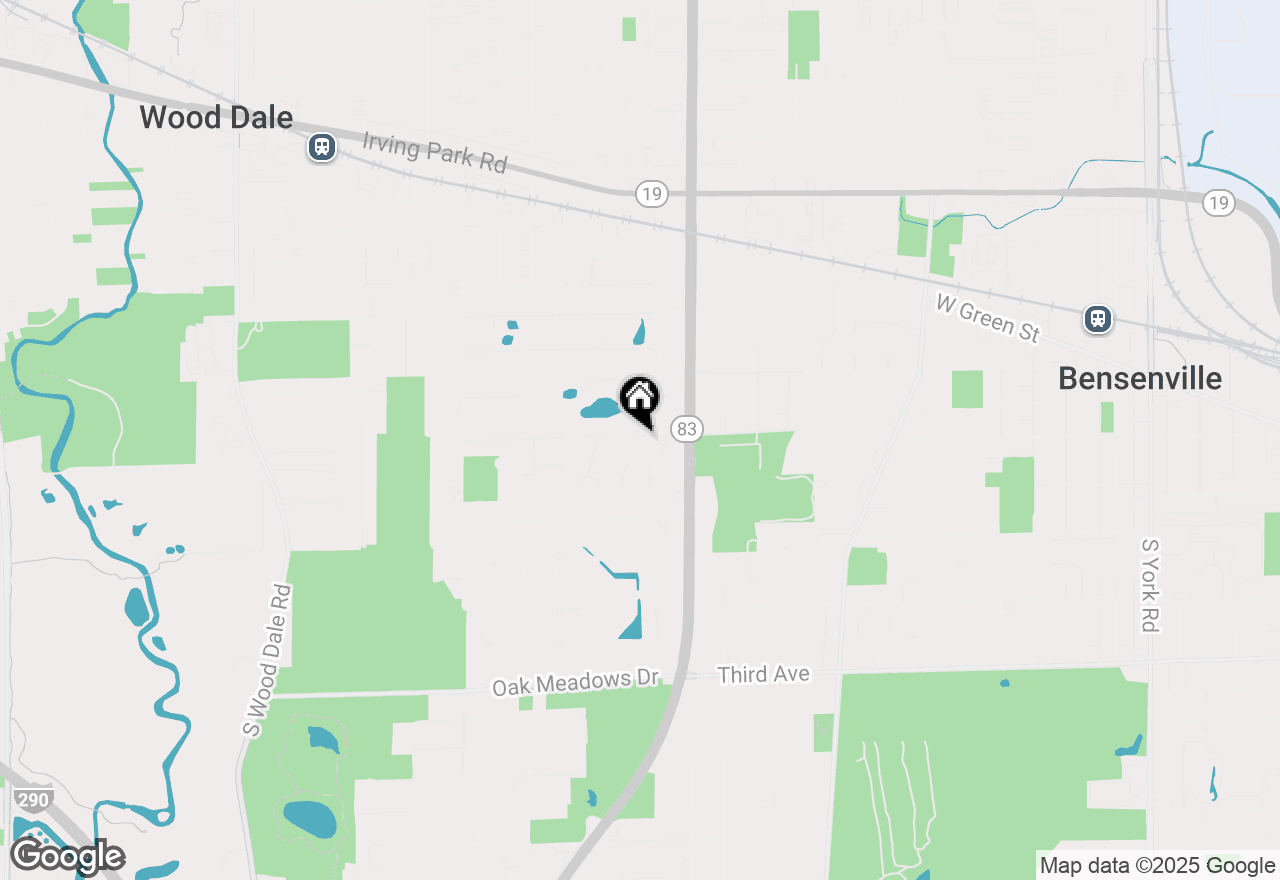 Map of 213 Sherwood Drive, Wood Dale, IL 60191